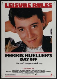 6c0192 FERRIS BUELLER'S DAY OFF 17x24 special poster 1986 Matthew Broderick in John Hughes teen classic!