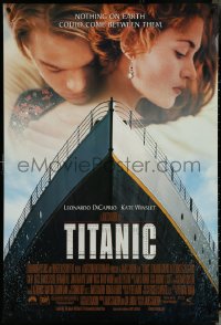 6c0964 TITANIC DS 1sh 1997 Leonardo DiCaprio, Kate Winslet, directed by James Cameron!
