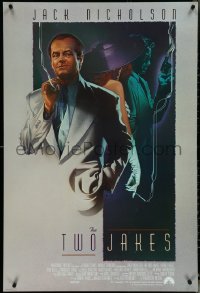 6c0975 TWO JAKES int'l 1sh 1990 cool full-length art of smoking Jack Nicholson by Rodriguez!