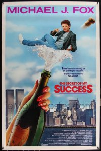 6d0944 LOT OF 8 UNFOLDED SINGLE-SIDED 27X41 SECRET OF MY SUCCESS ONE-SHEETS 1987 Michael J. Fox