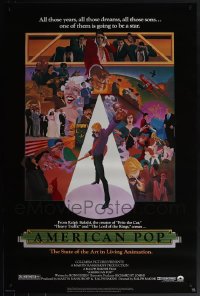 6d0921 LOT OF 10 UNFOLDED SINGLE-SIDED 27X41 AMERICAN POP ONE-SHEETS 1981 McClean & Bakshi art!