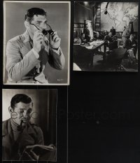 6d0112 LOT OF 3 CLARK GABLE 11X14 STILLS 1930s-1940s includes one by Clarence Sinclair Bull!