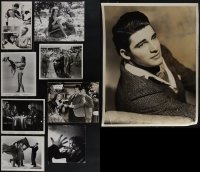 6d0164 LOT OF 9 8X10 TO 11X14 STILLS & RE-STRIKE PHOTOS 1930s-1980s a variety of cool movie images!