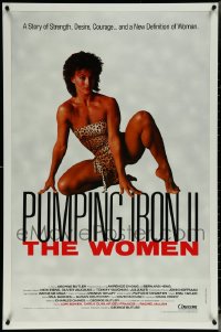 6d0865 LOT OF 17 UNFOLDED SINGLE-SIDED 27X41 PUMPING IRON II: THE WOMEN ONE-SHEETS 1985 bodybuilding