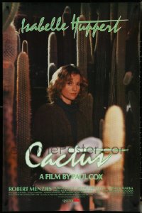 6d0860 LOT OF 18 UNFOLDED SINGLE-SIDED 27X41 CACTUS ONE-SHEETS 1986 Isabelle Huppert, Australian!