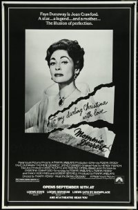 6d0558 LOT OF 9 UNFOLDED MOMMIE DEAREST HALF SUBWAY POSTERS 1981 Faye Dunaway as Joan Crawford!