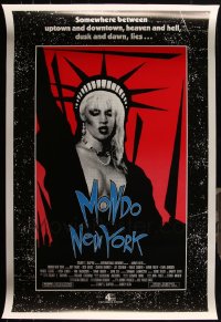 6d0946 LOT OF 8 UNFOLDED SINGLE-SIDED 27X41 MONDO NEW YORK ONE-SHEETS 1988 NYC cult classic!