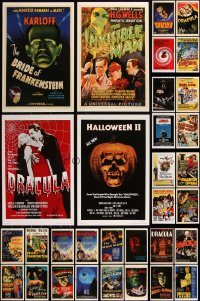 6d0052 LOT OF 34 UNIVERSAL MASTERPRINTS 2001 all the best horror movies including Dracula & Mummy!