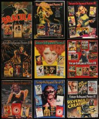 6d0040 LOT OF 9 BRUCE HERSHENSON VINTAGE HOLLYWOOD POSTERS 1-9 MOVIE POSTER AUCTION CATALOGS 1998-2005