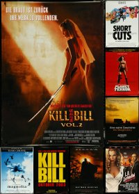 6d0008 LOT OF 10 UNFOLDED GERMAN A0 POSTERS 1990s-2000s great images from a variety of movies!