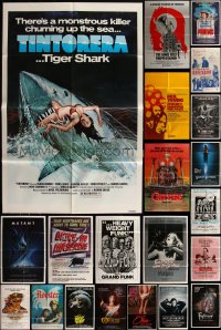 6d0252 LOT OF 28 FOLDED ONE-SHEETS 1960s-1980s great images from a variety of different movies!