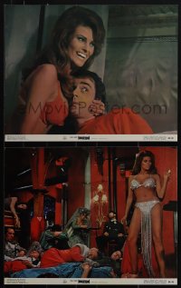 6f0688 BEDAZZLED 2 color 11x14 stills 1968 classic fantasy, Dudley Moore & sexy Raquel Welch as Lust!