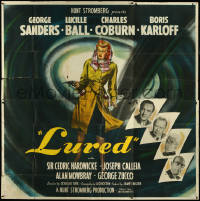 6f0304 LURED 6sh 1947 artist seeks beautiful model, art of Lucille Ball, Boris Karloff, ultra rare!