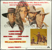 6f0306 ONCE UPON A TIME IN THE WEST 6sh 1969 McCarthy art of Cardinale, Fonda, Bronson & Robards!