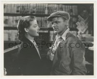 6f1489 CITY FOR CONQUEST 8x10 still 1940 Ann Sheridan visiting blind James Cagney by Madison Lacy!