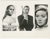 6f1425 DR. NO/FROM RUSSIA WITH LOVE 8x10 still 1965 Sean Connery, Ursula Andress & Daniela Bianchi!