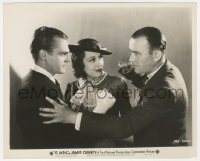 6f1503 G-MEN 8.25x10 still 1935 Ann Dvorak between James Cagney threatening Robert Armstrong!