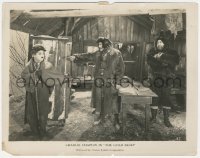 6f1508 GOLD RUSH 8x10.25 still 1925 Mack Swain watches cold Charlie Chaplin ordered out of cabin!