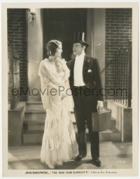 6f1530 MAN FROM BLANKLEY'S 8x10 still 1930 John Barrymore in tuxedo with Loretta Young, lost film!