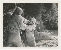 6f1533 MUMMY'S CURSE 8.25x10 still 1944 great image of bandaged Lon Chaney Jr. attacking victim!