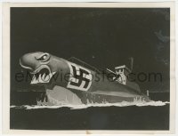 6f1537 NEW SPIRIT 6x8 news photo 1942 Walt Disney's version of German submarine with swastika!