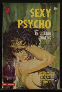6f1402 SEXY PSYCHO paperback book 1962 you don't have to be one to appreciate reading it, sexy art!