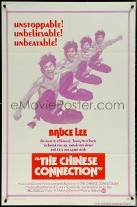 6f0808 CHINESE CONNECTION 1sh 1973 Bruce Lee gives you biggest kick of your life, kung fu image!