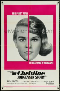 6f0810 CHRISTINE JORGENSEN STORY int'l 1sh 1970 c/u of Christine, who was born male on the outside!