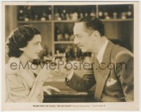 6f1467 ONE WAY PASSAGE deluxe English 8x10 still 1932 c/u of William Powell and Kay Francis toasting!