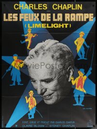 6f0042 LIMELIGHT French 1p R1970s many artwork images of Charlie Chaplin by Leo Kouper + photo!