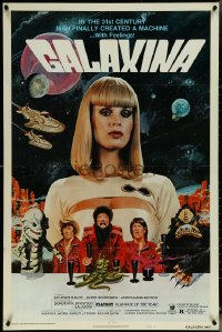 6f0926 GALAXINA style B 1sh 1980 Dorothy Stratten is a sexy man-made machine with feelings!