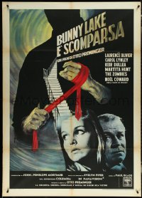 6f0120 BUNNY LAKE IS MISSING Italian 1p 1966 directed by Otto Preminger, different Kerfyser, rare!