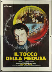6f0198 MEDUSA TOUCH Italian 2p 1978 Richard Burton is man with telekinesis, different & ultra rare!