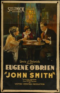 6f1007 JOHN SMITH 1sh 1922 Eugene O'Brien w/ 16 year old Mary Astor who's shown, ultra rare!
