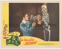 6f0460 GAS HOUSE KIDS IN HOLLYWOOD LC #7 1947 grown-up Alfalfa Switzer attacked by skeleton, rare!