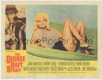 6f0463 GEORGE RAFT STORY LC #2 1961 full-length close up of sexy Jayne Mansfield laying on couch!