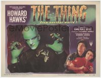 6f0516 THING Fantasy #9 LC 1990 Howard Hawks, best close up of James Arness as the plant creature!