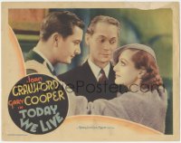 6f0520 TODAY WE LIVE LC 1933 Joan Crawford bids farewell to both Robert Young & Franchot Tone, rare!
