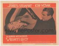 6f0670 VERTIGO LC #4 1958 Hitchcock classic, James Stewart choking and carrying blonde Kim Novak!