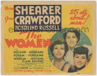 6f0431 WOMEN TC 1939 great portrait of Paulette Goddard, Norma Shearer & Mary Boland, ultra rare!