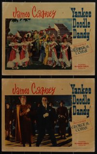 6f0733 YANKEE DOODLE DANDY 2 LCs 1940s James Cagney in patriotic music numbers, George M. Cohan!