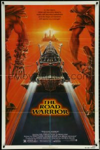 6f1052 MAD MAX 2: THE ROAD WARRIOR 1sh 1982 Mel Gibson in the title role, great art by Commander!