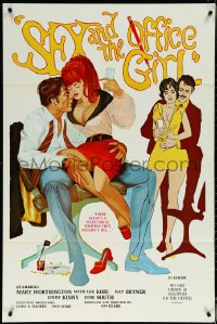 6f1215 SEX & THE OFFICE GIRL 1sh 1972 there wasn't a secretarial position they couldn't fill!