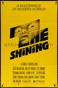 6f1220 SHINING NSS style 1sh 1980 Stephen King & Stanley Kubrick, iconic art by Saul Bass!