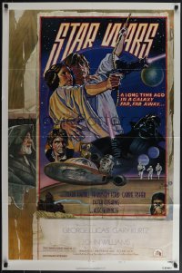 6f1248 STAR WARS style D NSS style 1sh 1978 George Lucas, circus poster art by Struzan & White!