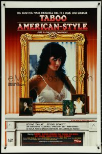 6f1274 TABOO AMERICAN STYLE 2 THE STORY CONTINUES video/theatrical 1sh 1985 a movie star goddess!