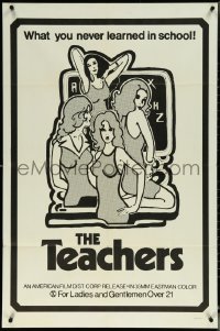 6f1279 TEACHERS 1sh 1970s ladies and gentlemen over 21, what you never learned in school, rare!