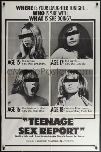 6f1284 TEENAGE SEX REPORT 1sh 1973 Ernst Hofbauer's Madchen beim Frauenarzt, sexy and ultra rare!