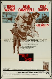 6f1321 TRUE GRIT int'l 1sh 1969 John Wayne as Rooster Cogburn, Kim Darby, Glen Campbell