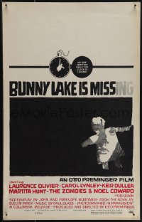 6f0071 BUNNY LAKE IS MISSING WC 1965 directed by Otto Preminger, great artwork by Saul Bass!
